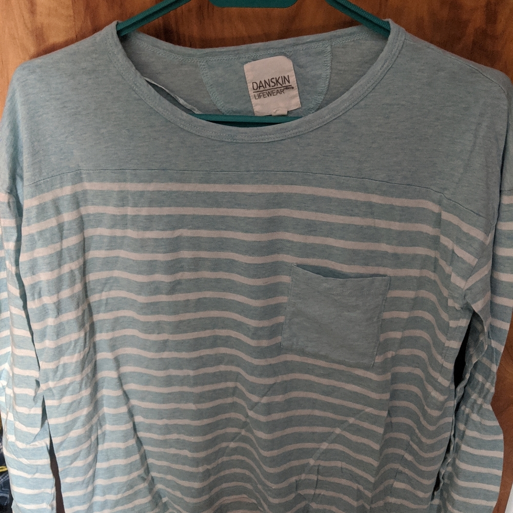 Danskin Lifewear Long Sleeve Striped shirt